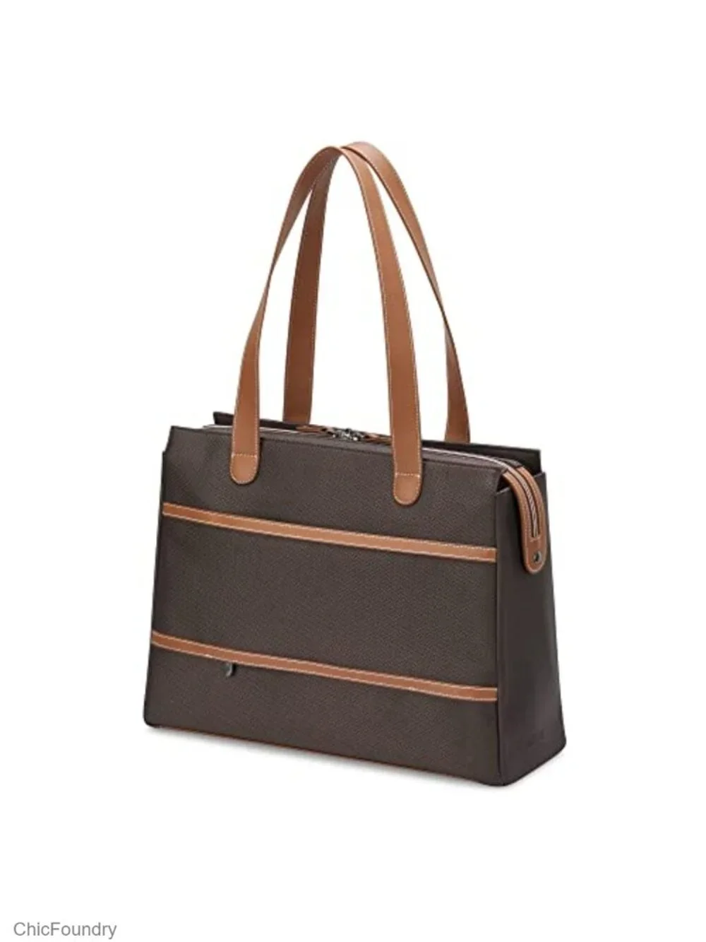Eco-Friendly Recycled Polyester Travel Shoulder Bag with Laptop Sleeve Pocket